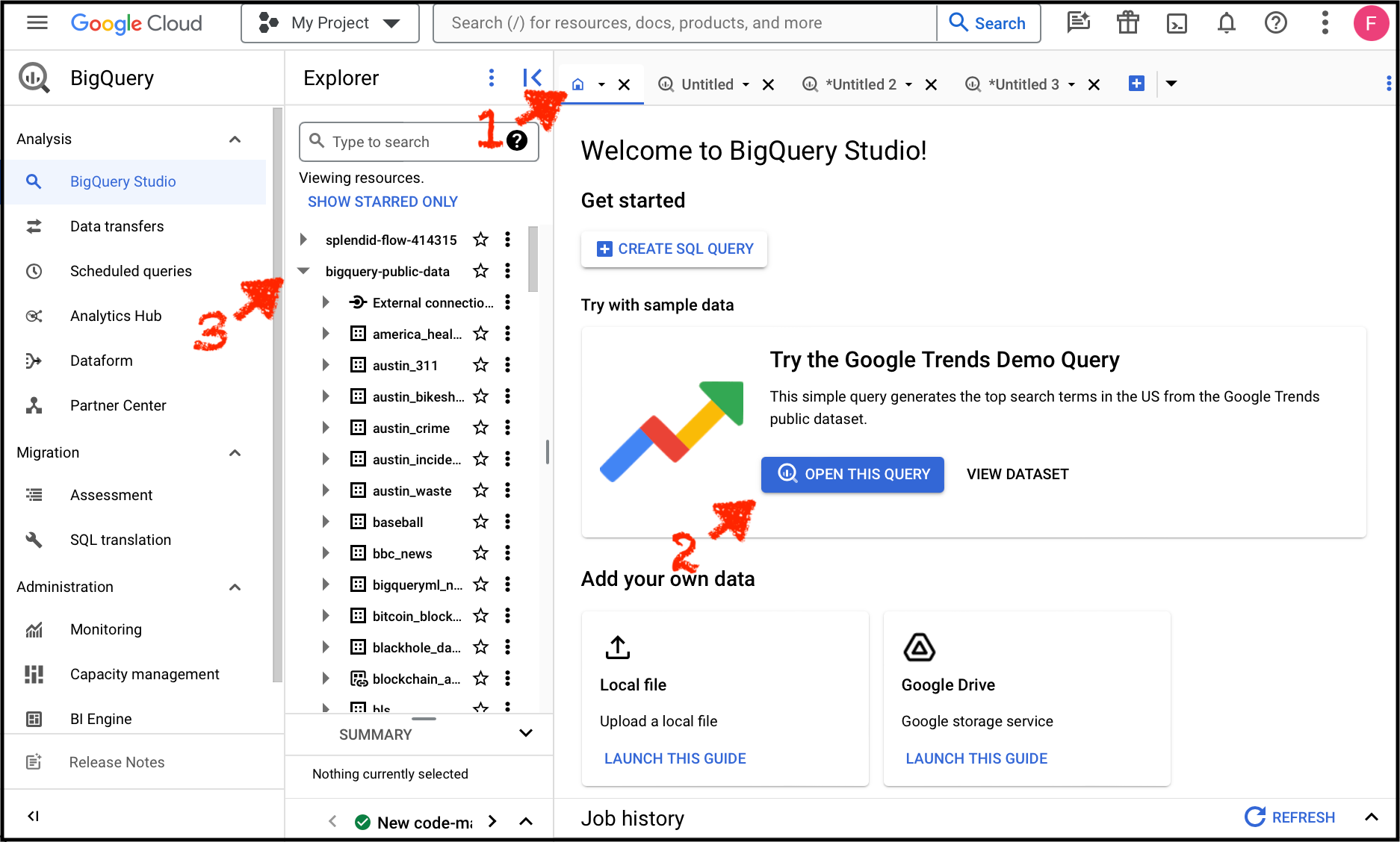 How to use BigQuery